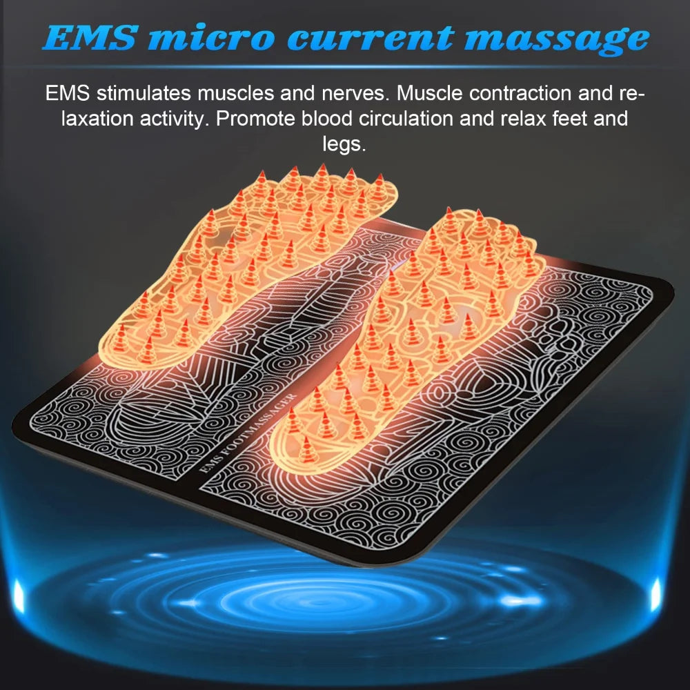 Electric EMS Foot Massager Pad