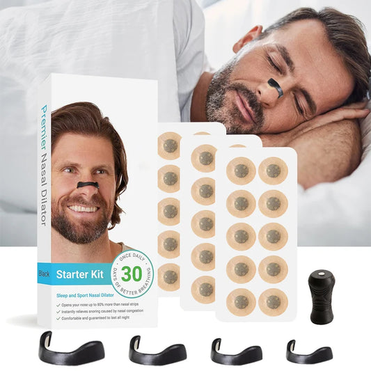 Box Nasal Breathing Dilators Starter Kits Magnetic Nose Strips Increase Sports Air Intake Improve Sleeping Reduce Snoring